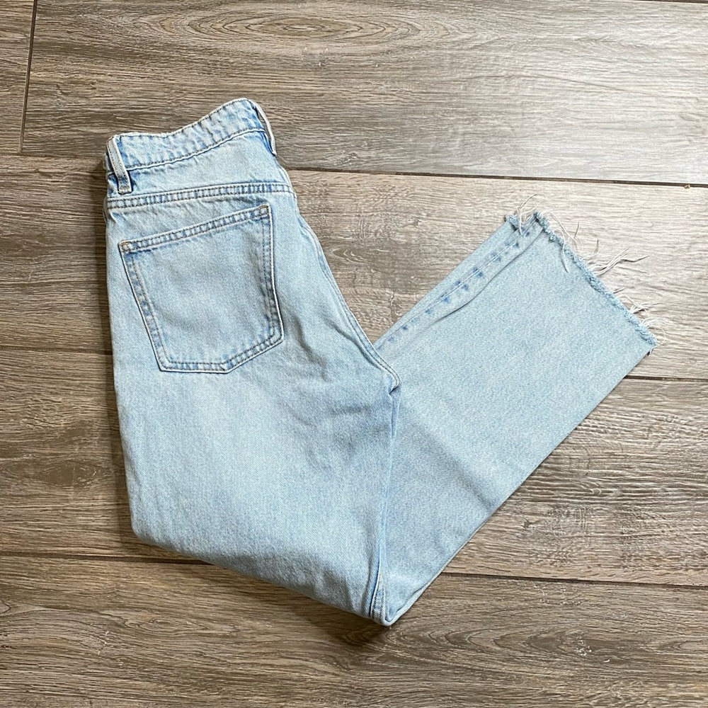 Zara 4 Raw Hem Jeans